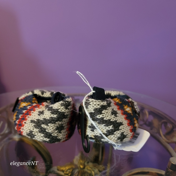 Muk Luks Blue Multi Color infant Slippers Sz: 6-9 months NWT - Picture 3 of 5